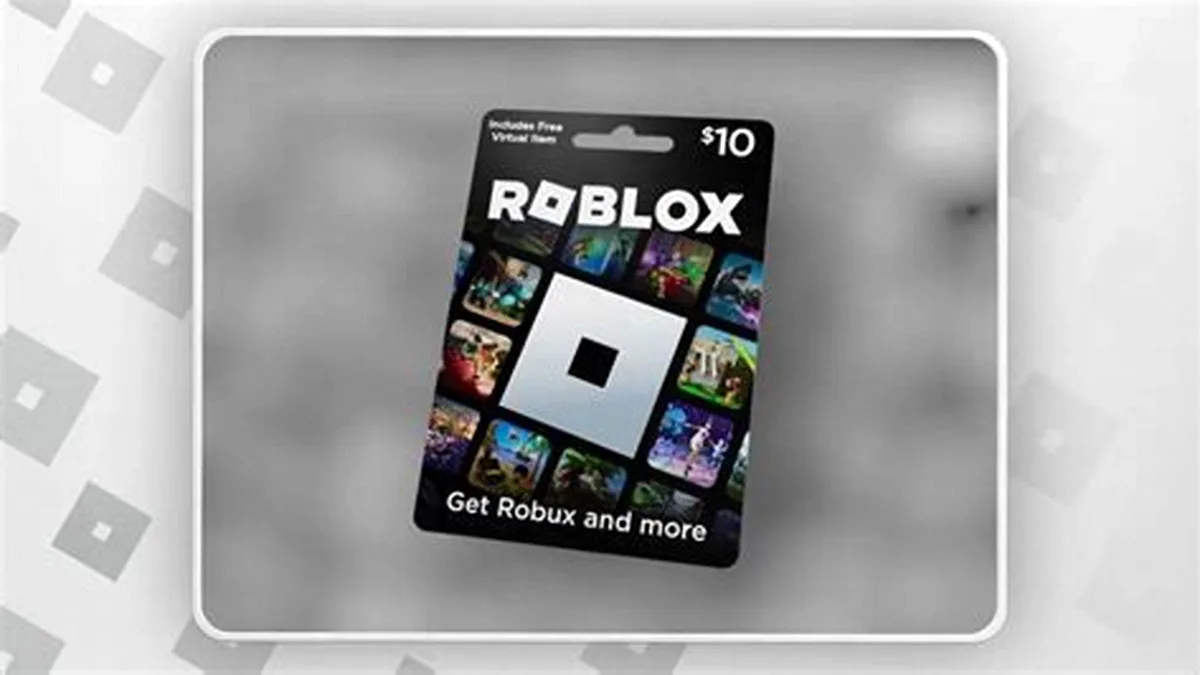 roblox gift card